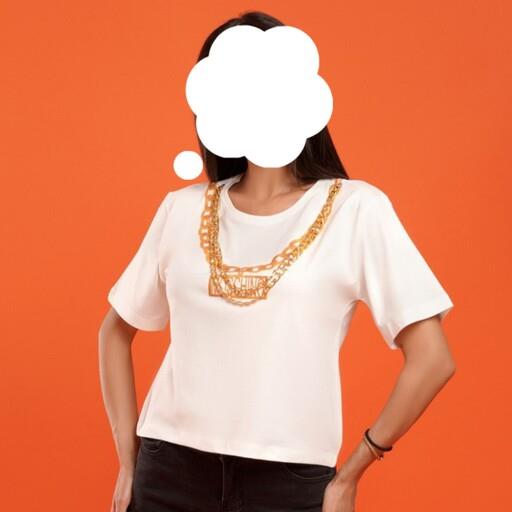کراپ کارتیر زنانه سفید